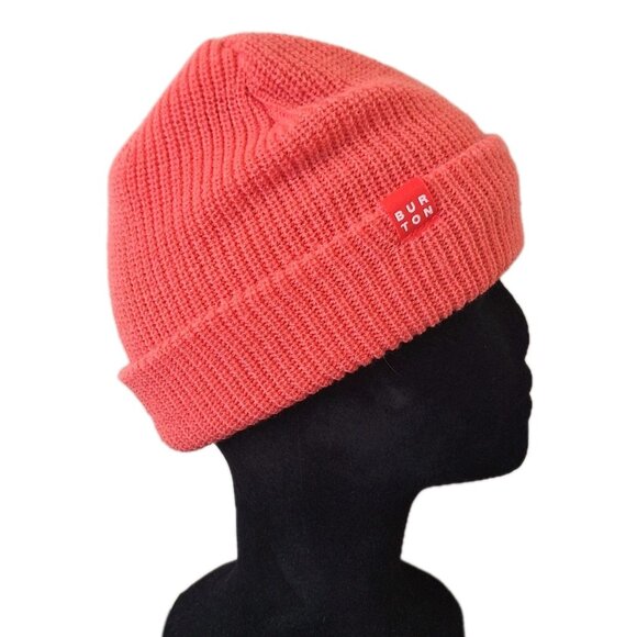 Burton NEON ORANGE TOQUE WINTER HAT O/S - Picture 4 of 4